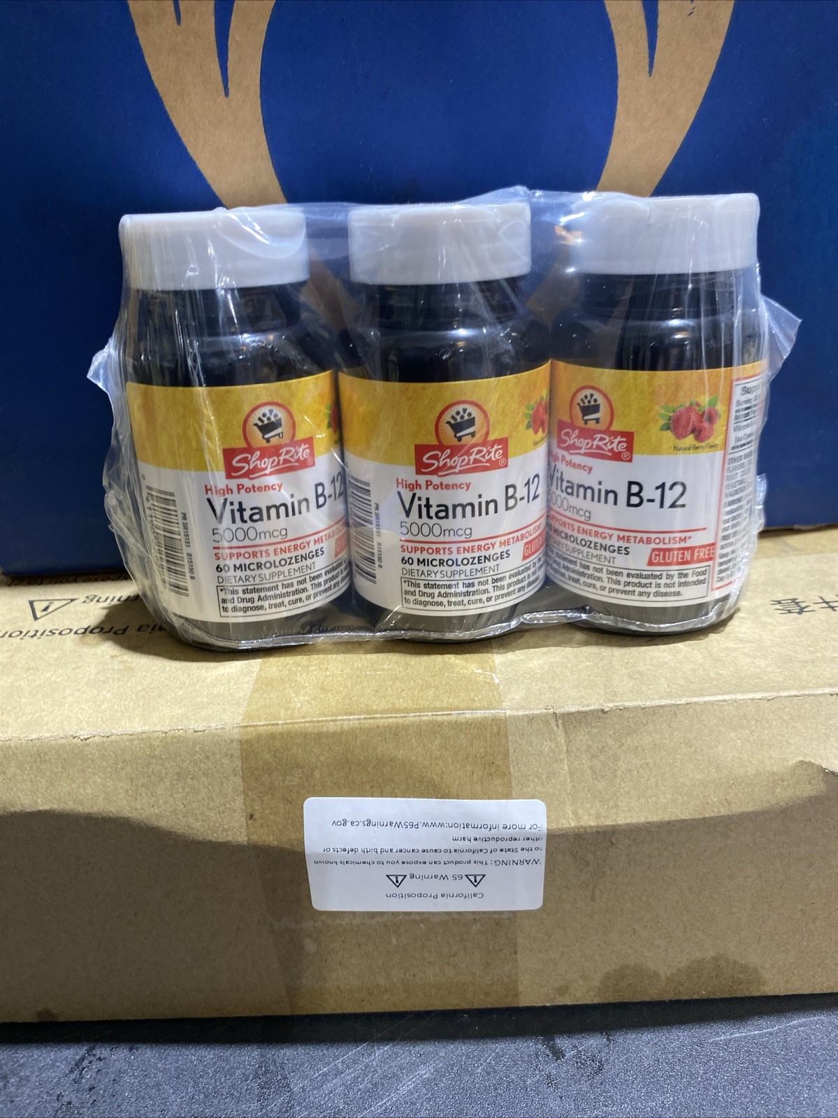 VITAMIN B-12 5000 mcg 60 Microlozenges Quick Dissolve