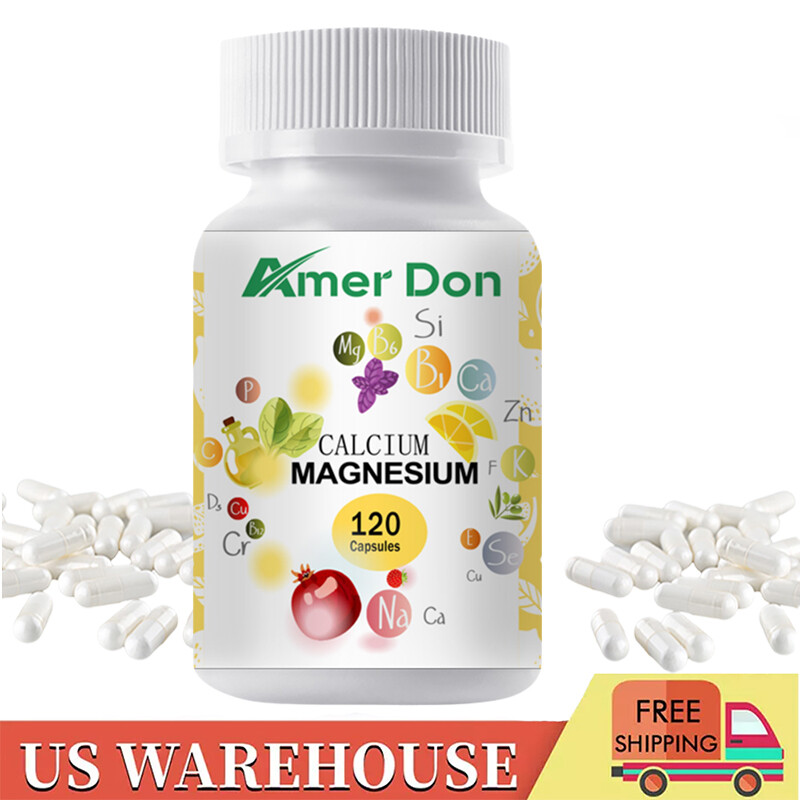 Magnesium Zinc Calcium Vitamin D-3, 120 Capsules Bone Muscle Immune Health D3 US