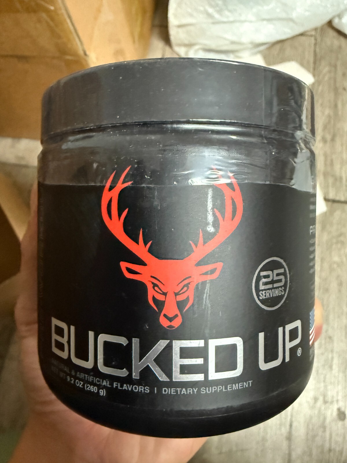 Bucked Up Pre-Workout Powder Blood Raz, 25 Servings 9.2 oz Expires 2027