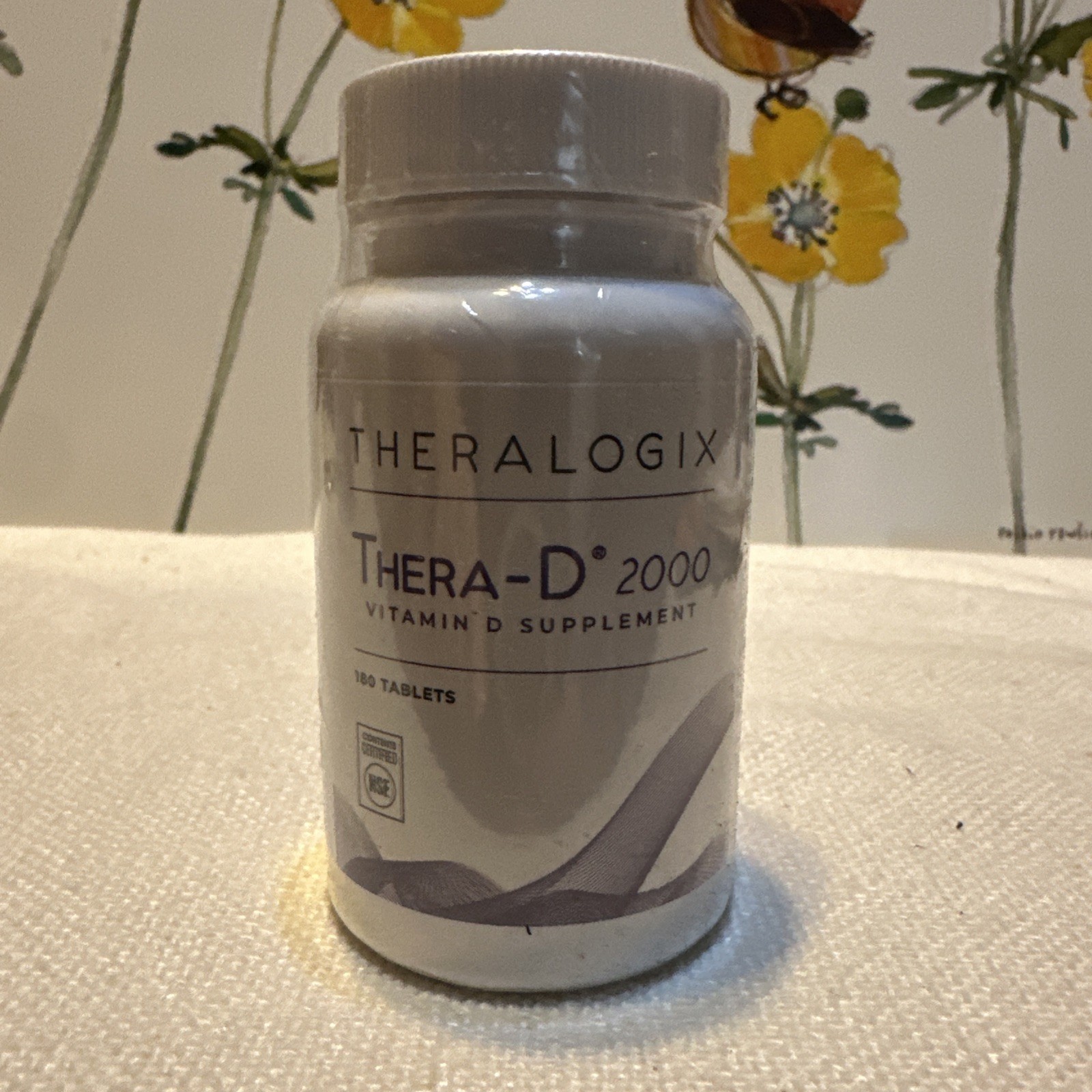 Theralogix Thera D 2000 Vitamin D Supplement 180 Tablets Exp 6/2028
