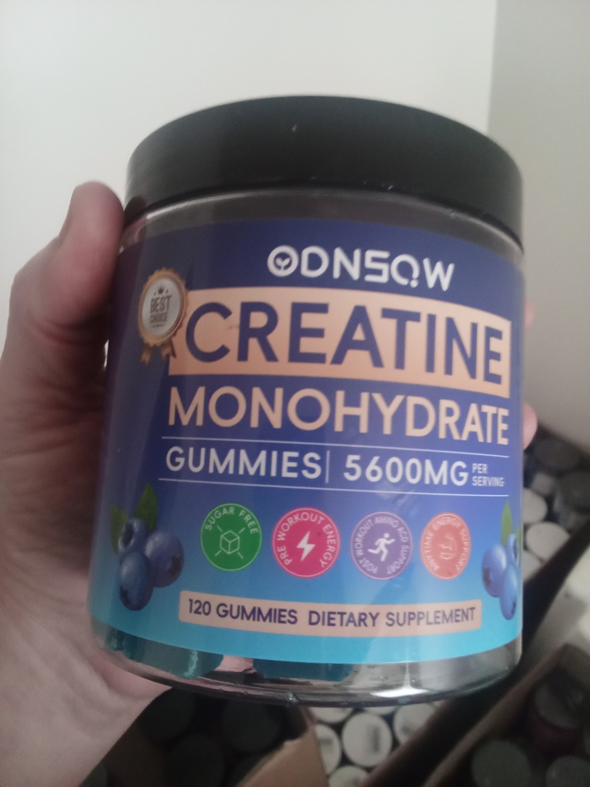 ODNSQW CREATINE MONOHYDRATE GUMMY 5600 MG