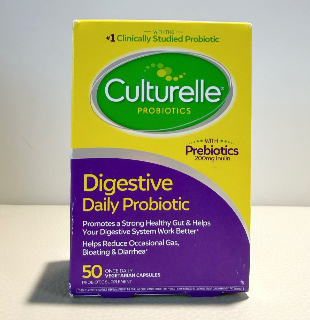 Culturelle PROBIOTICS Digestive Daily Probiotic 50 vegetarian capsules