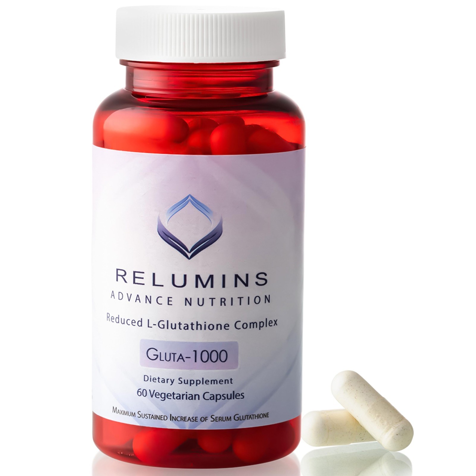 Relumins Advance Nutrition Gluta-1000 Dietary Supplement 60 Vegetarian Capsules