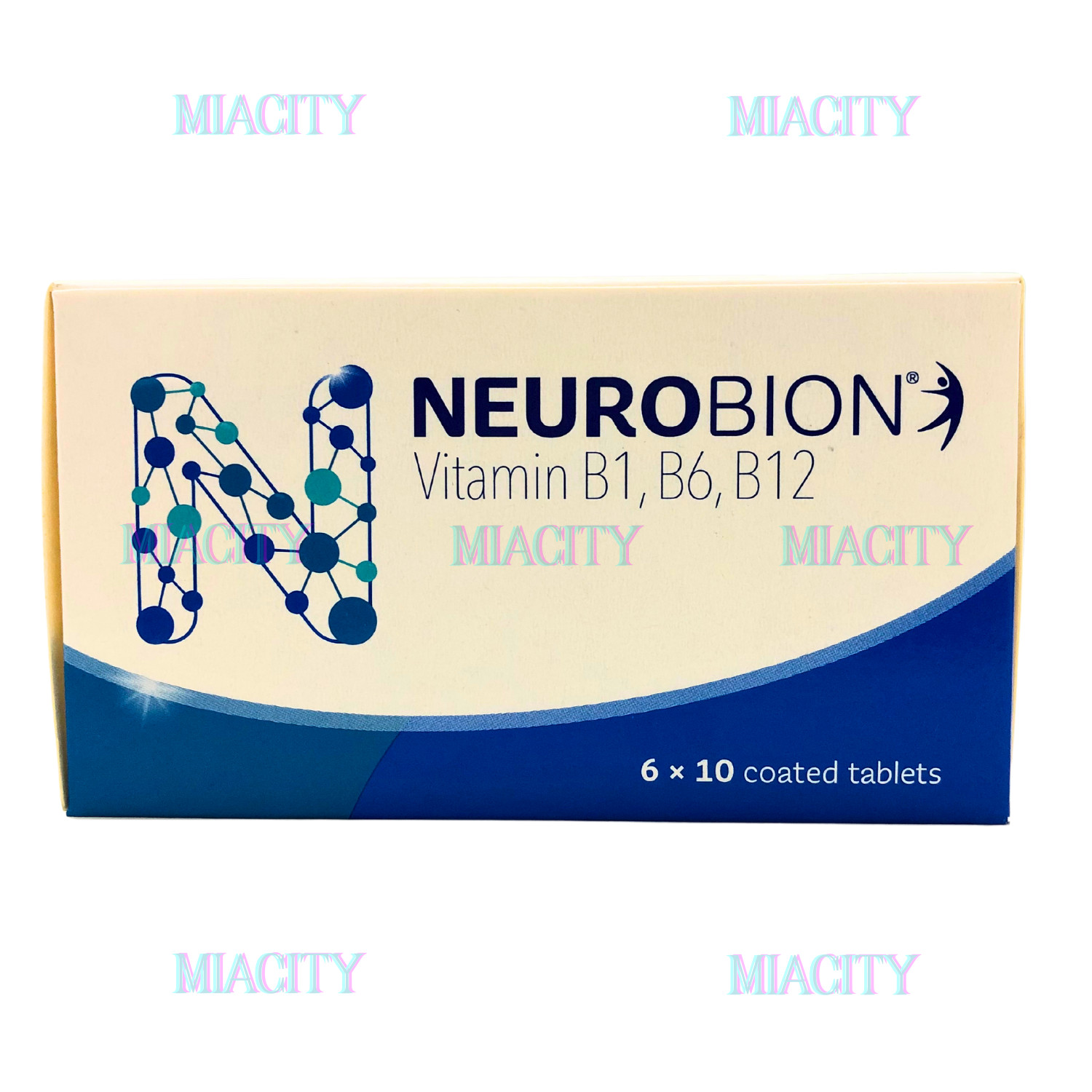 Neurobion – Vitamin B1, B6, B12 Nerve Relief, Numbness & Tingling 60’s EXP 09/25