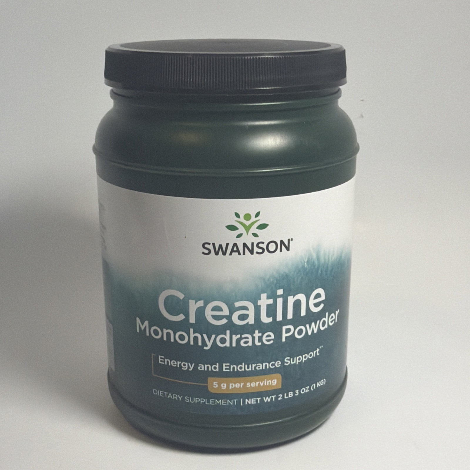 Swanson Creatine Monohydrate Powder 5 g Serving 2 lb 3 oz New Sealed 06/2027