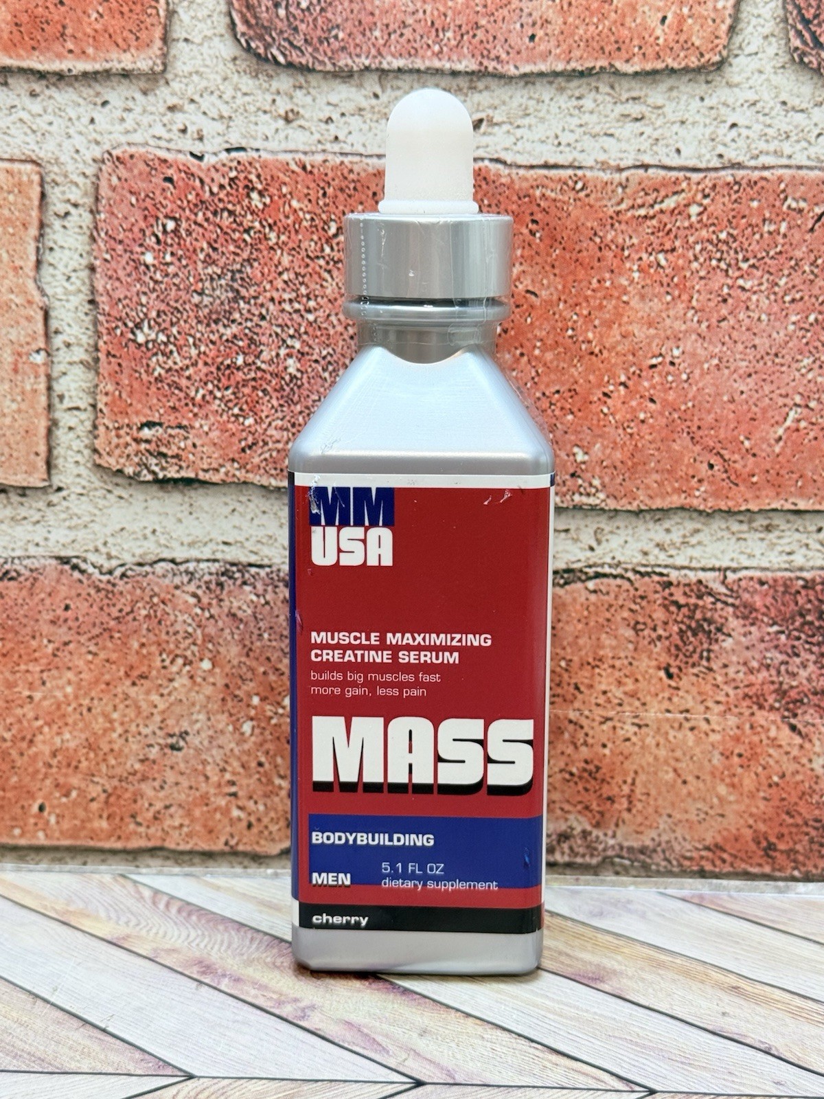 MMUSA MASS Creatine Serum Muscle Maximizing Cherry Dietary Supplement 5.1 fl oz