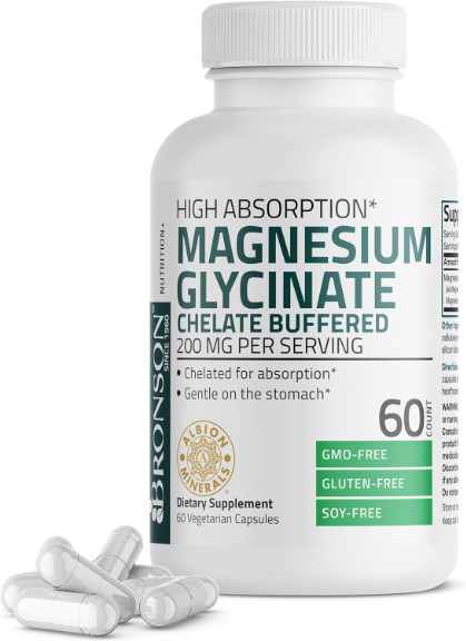 Magnesium Glycinate, 90 Tablets