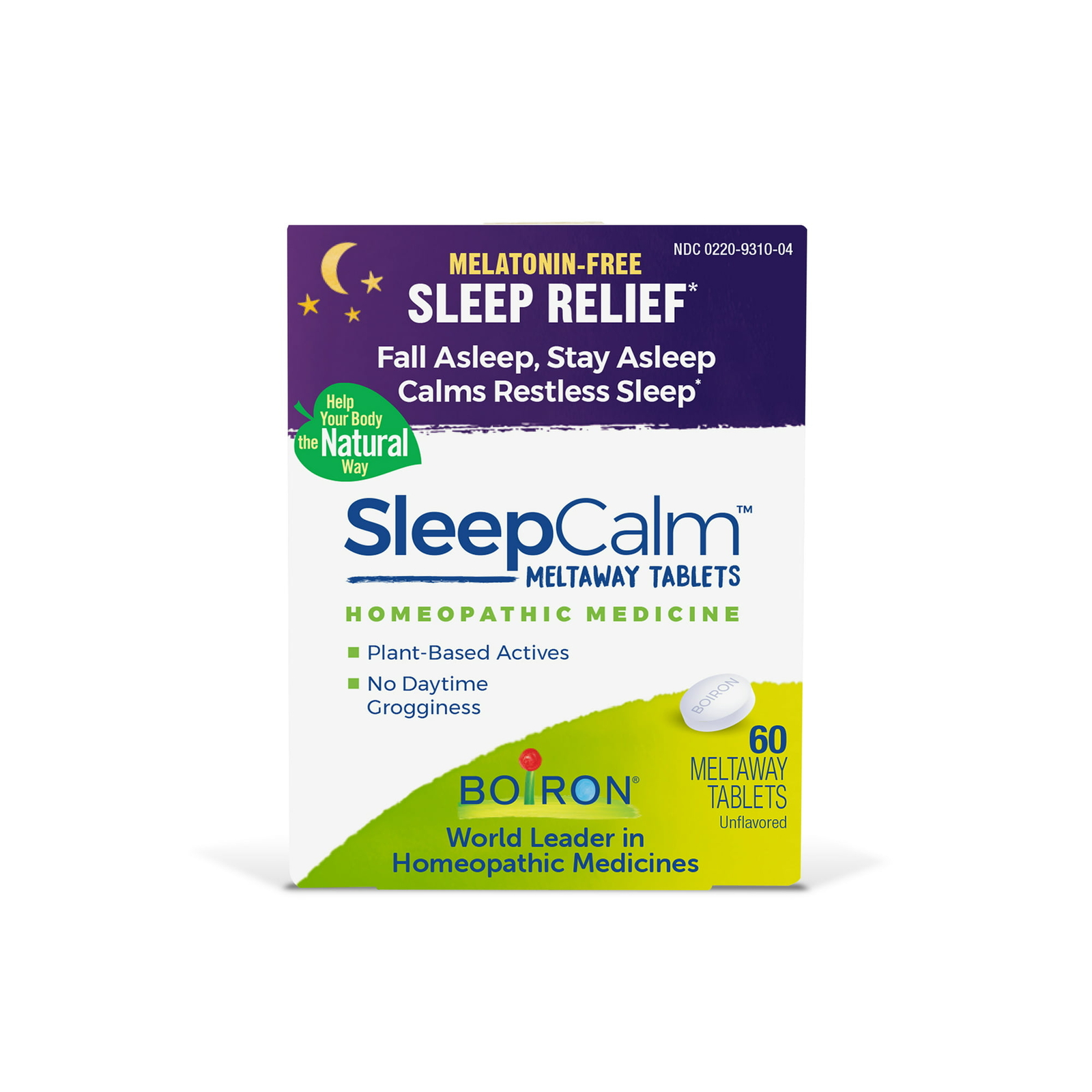 Boiron SleepCalm Tablets Sleep Relief Fall Asleep Stay Asleep Calms 2 Pack