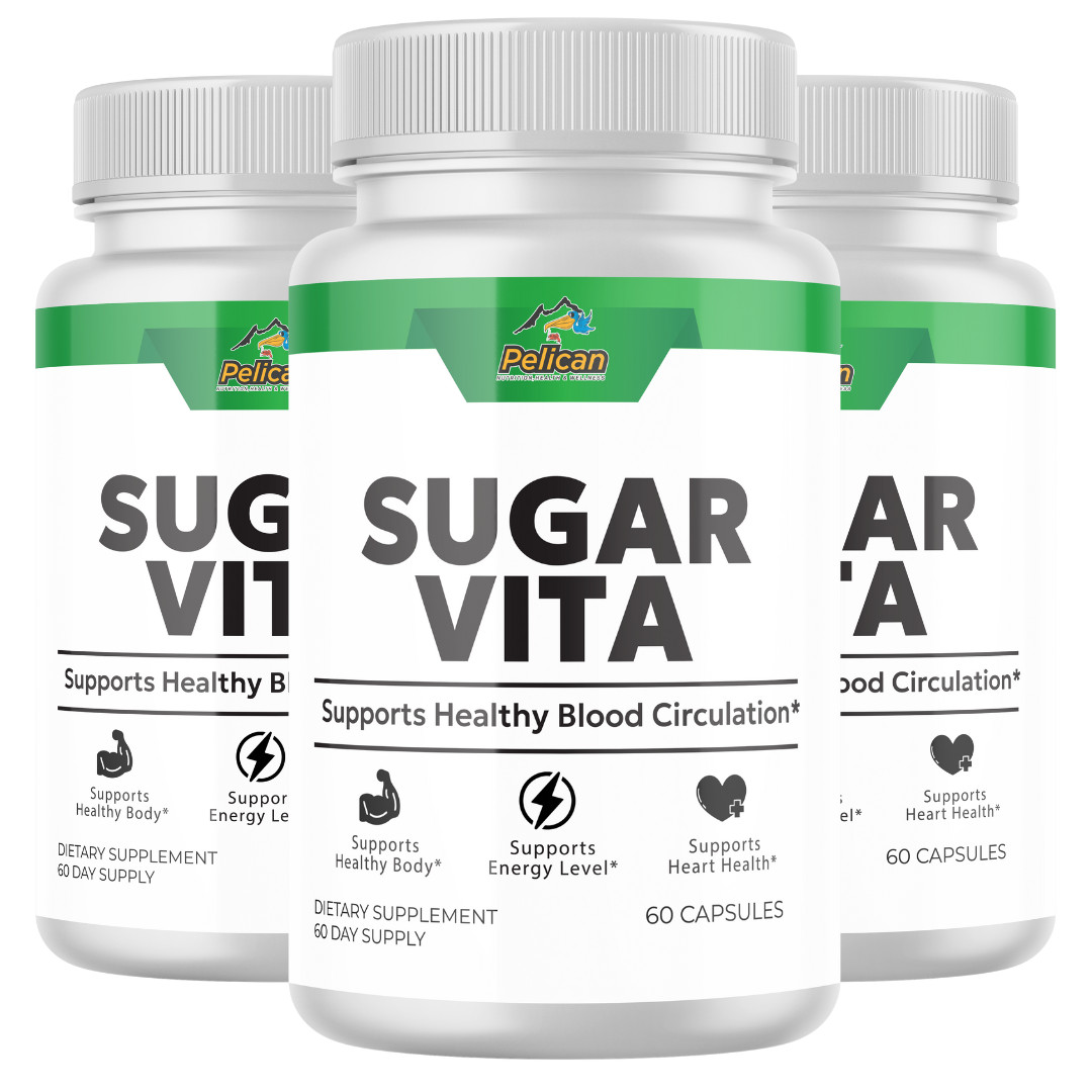 SUGAR VITA- Blood Support- 3 Bottles- 180 Capsules