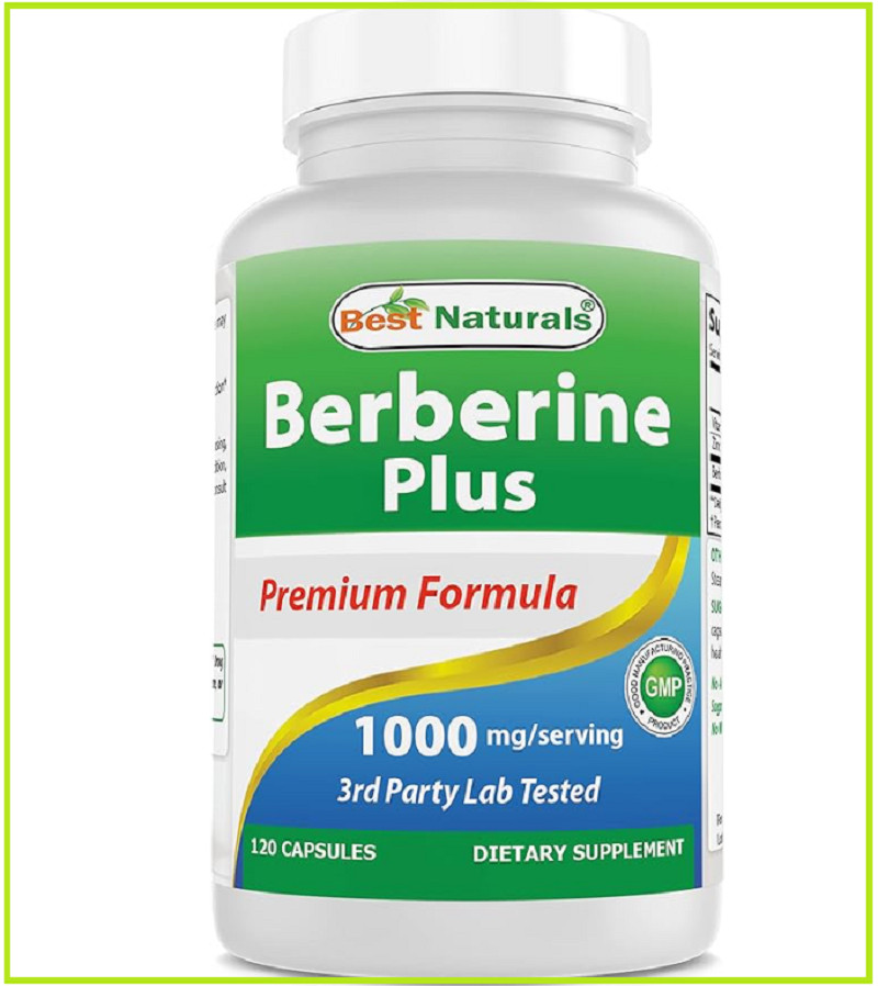Best Naturals Berberine Plus 1000 mg/Serving 120 Capsules – (non-gmo)