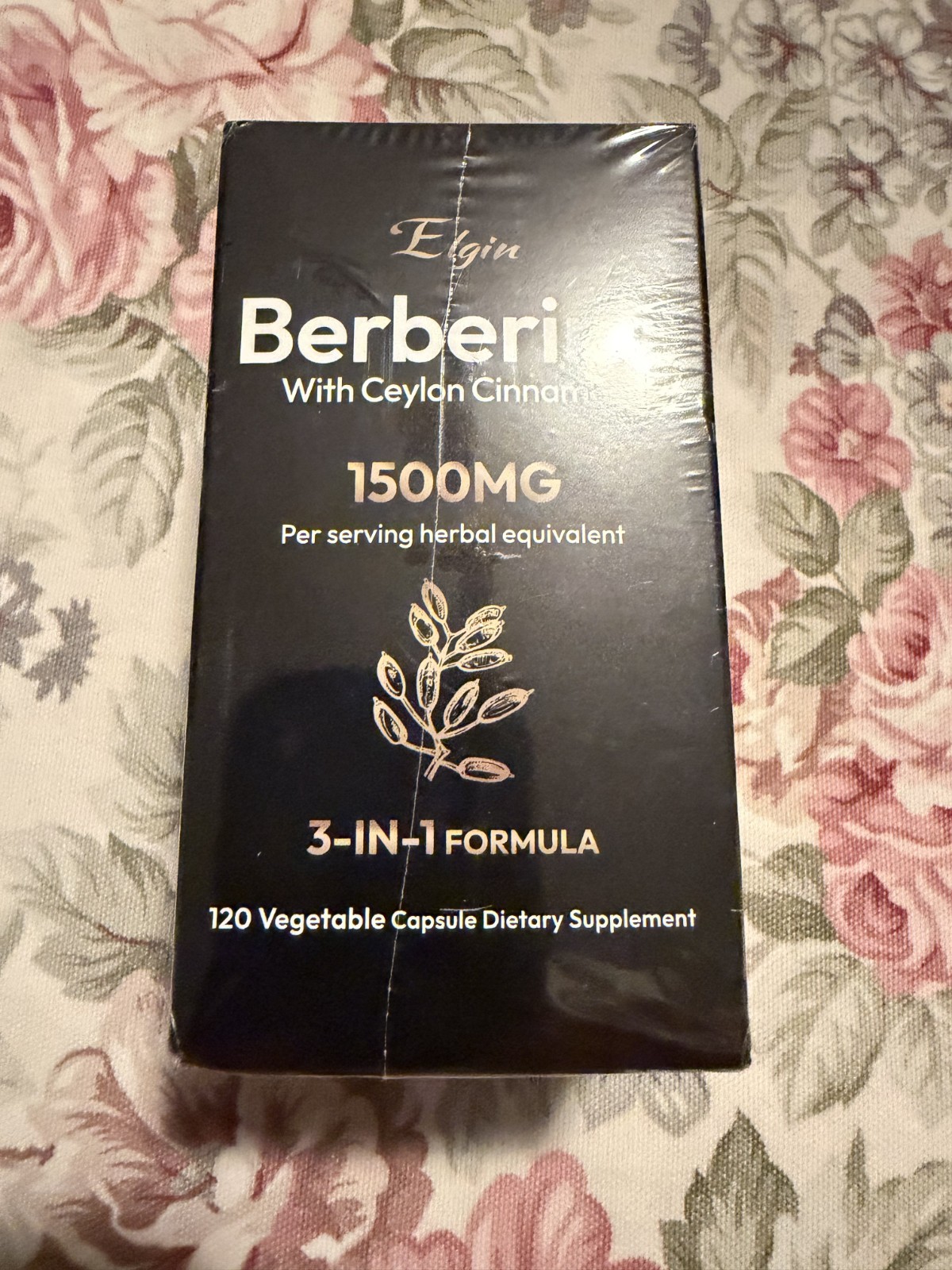 Elgin brand Berberine with Ceylon Cinnamon Supplement – FREE SHIPPING!!!