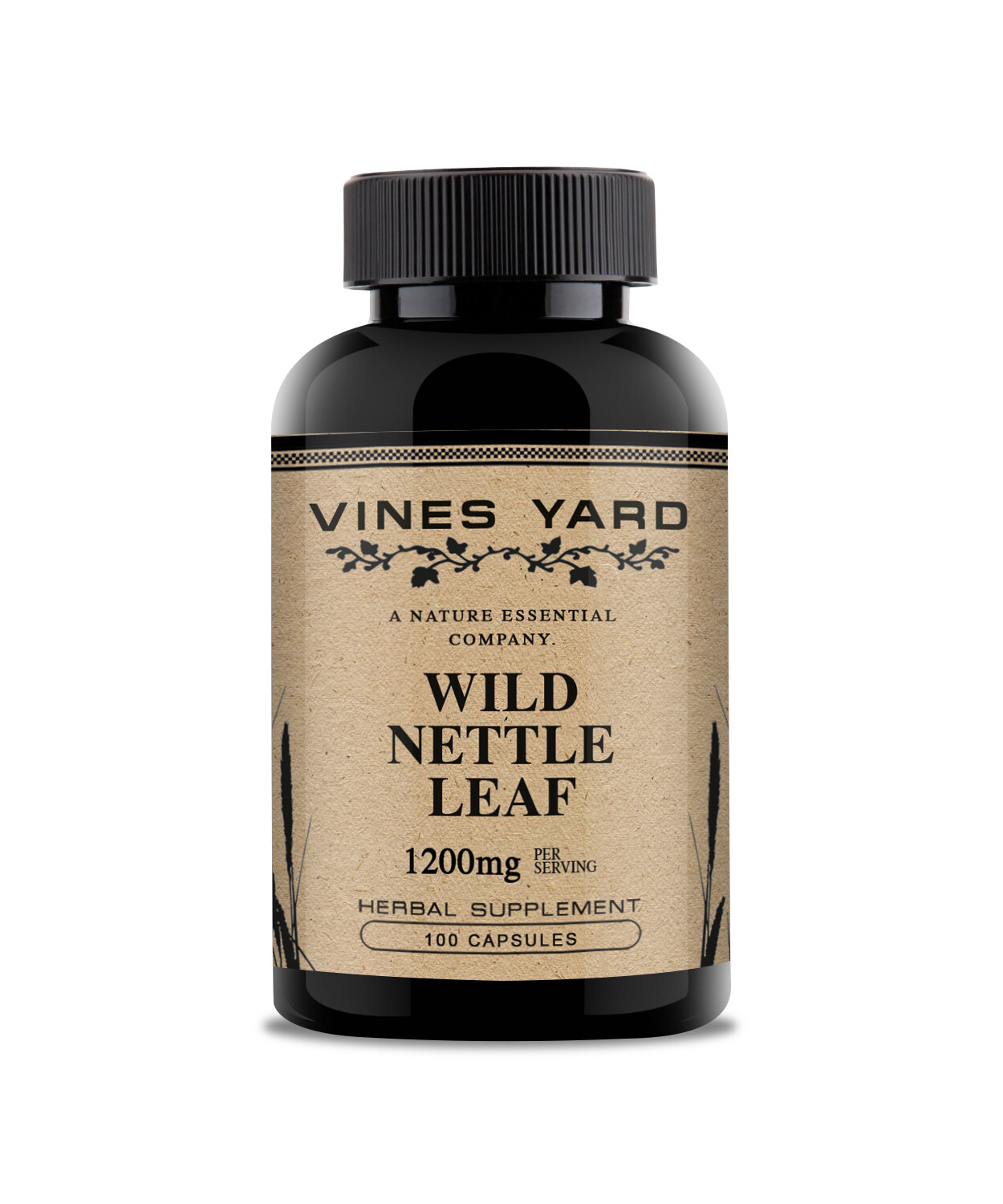 Vines Yard® Wild Nettle Leaf, 100 Vegan capsules (MULTI-PURPOSE SUPPLEMENT)