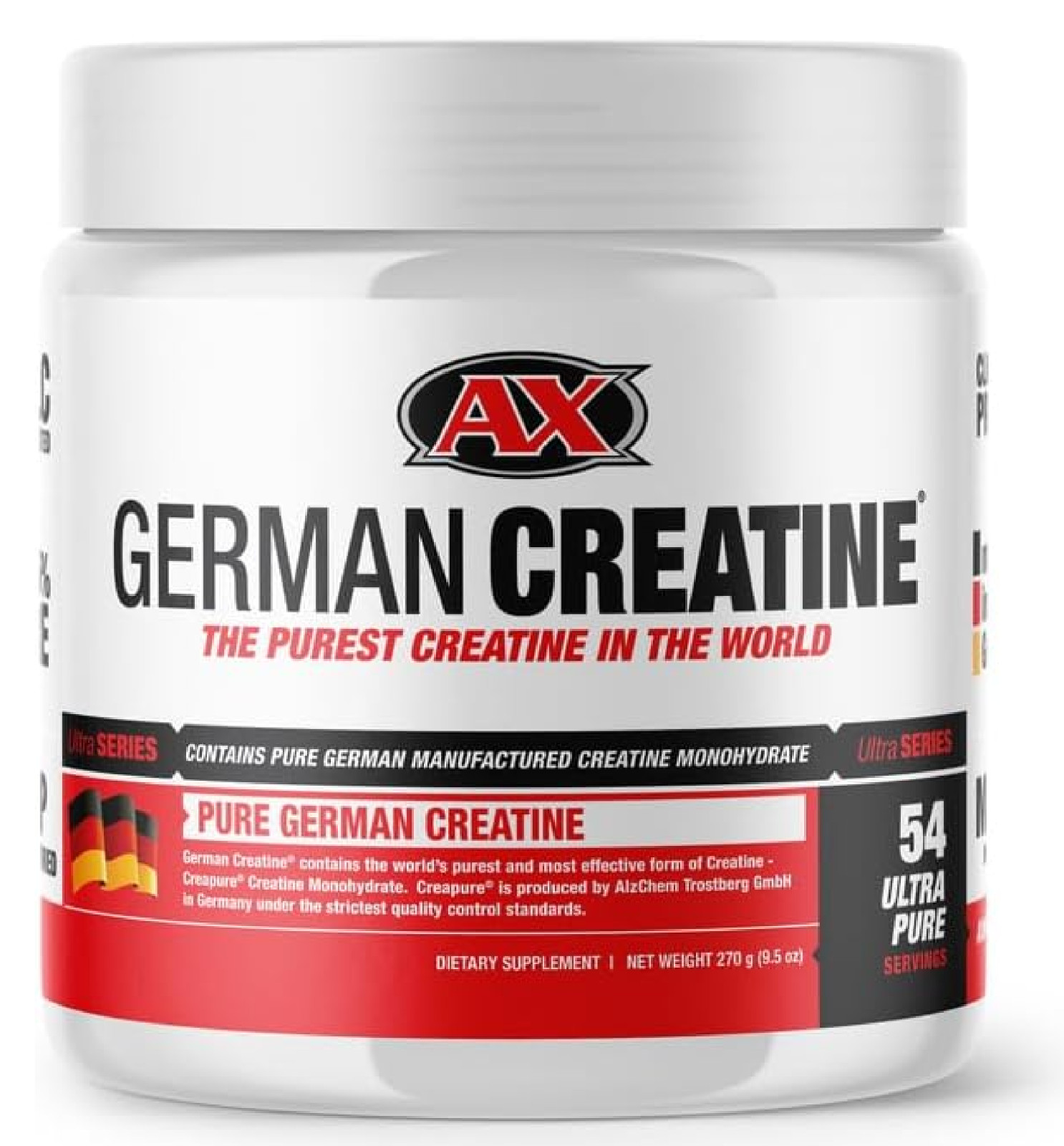 German Creatine – Micronized Creatine Monohydrate Powder, 99.99% Pure Creapure f