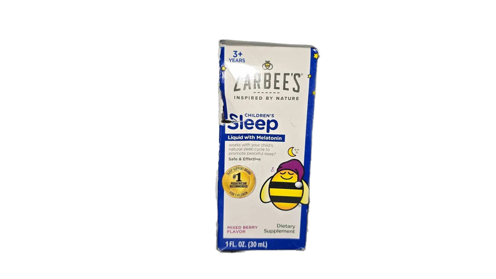 Exp 04/26 Zarbee’s Naturals Childrens Sleep Liquid Melatonin Ages 3+ Years 1 oz