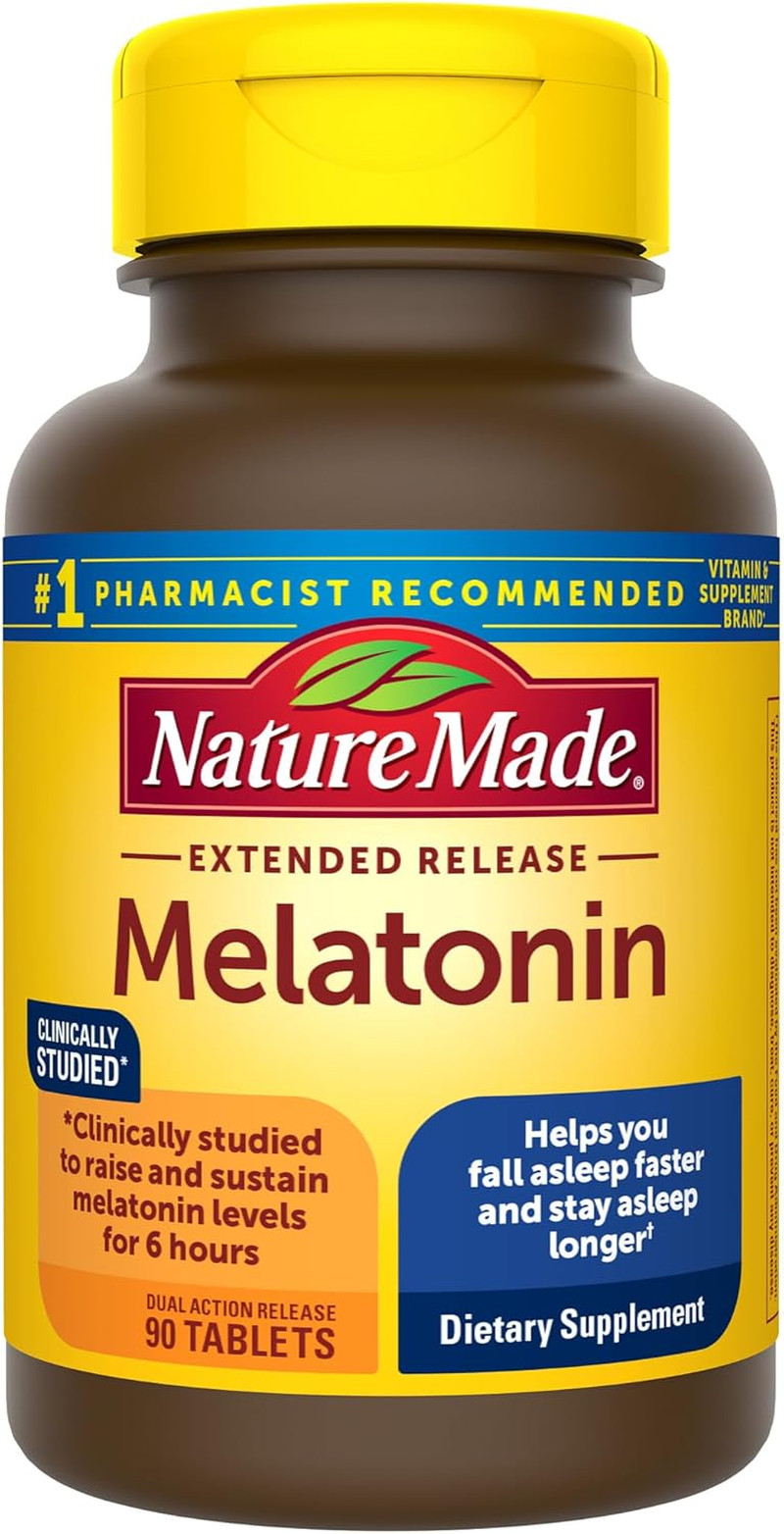 Melatonin 4Mg Extended Release Tablets, Sleep Supplements for Adults, 100% Drug
