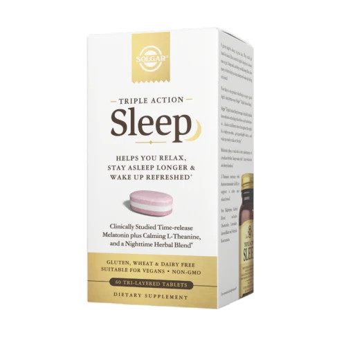 Triple Action Sleep Tri-Layered 60 Tabs  by Solgar
