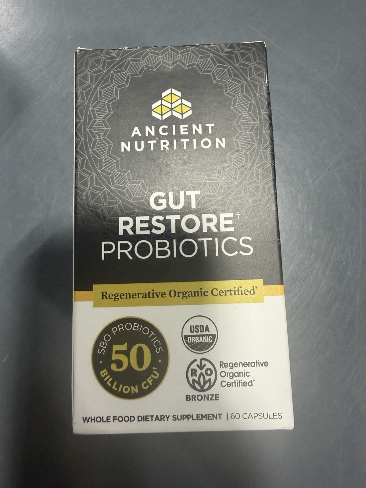Ancient Nutrition Gut Restore Probiotics, 60 Capsules, Exp 07/2026