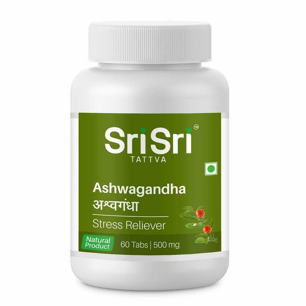 Sri Sri Tattva Ashwagandha 500mg 60Tabs