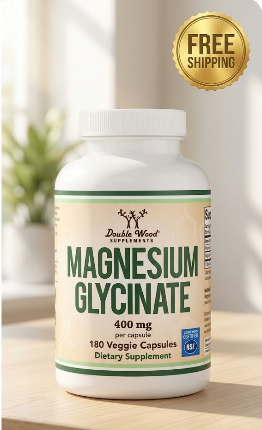 Magnesium Glycinate 400mg | 180 Capsules | Sleep, Muscle, & Heart Support | Vega