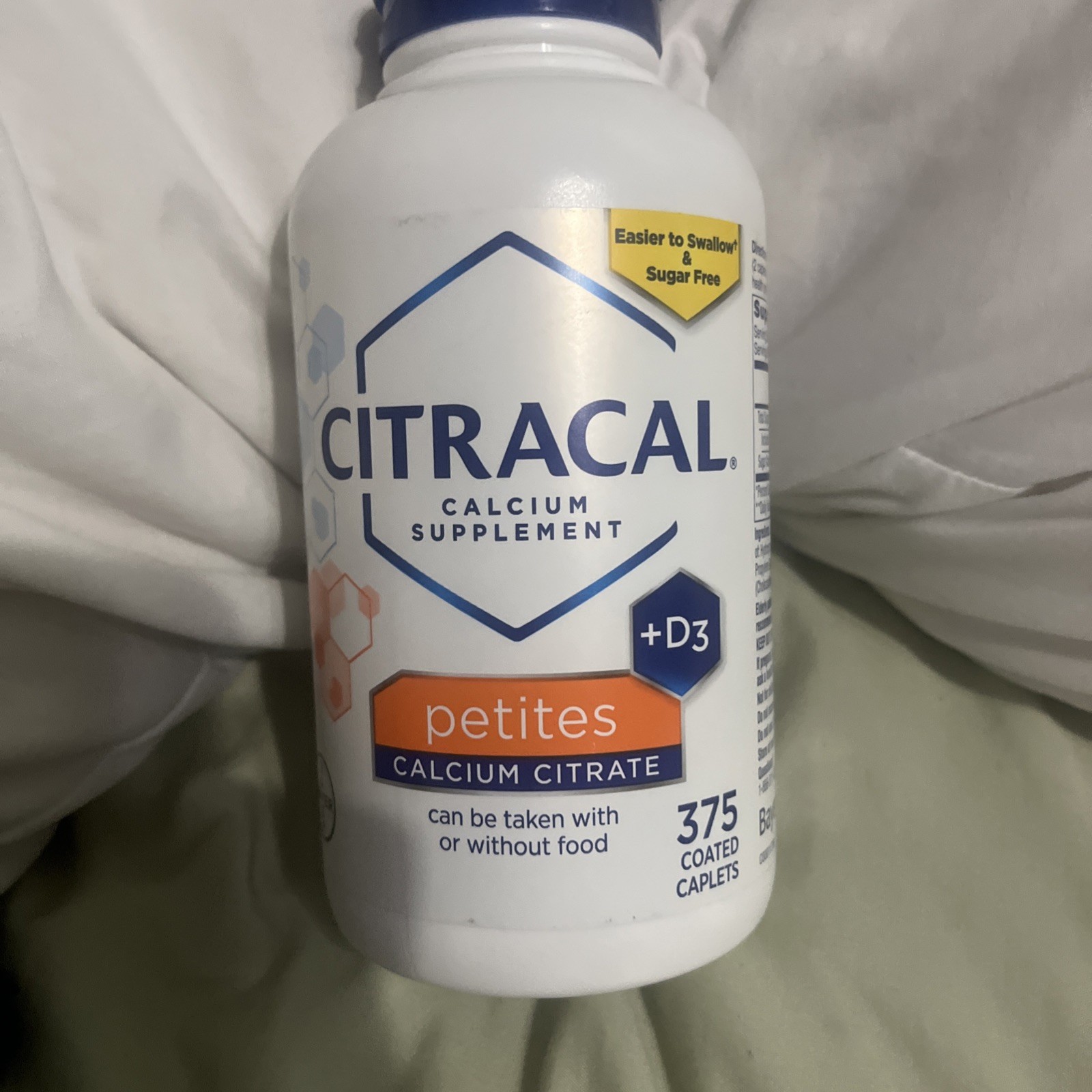 Citracal Petites Calcium Citrate Supplement With Vitamin D3 375 Ct Exp 12/2026