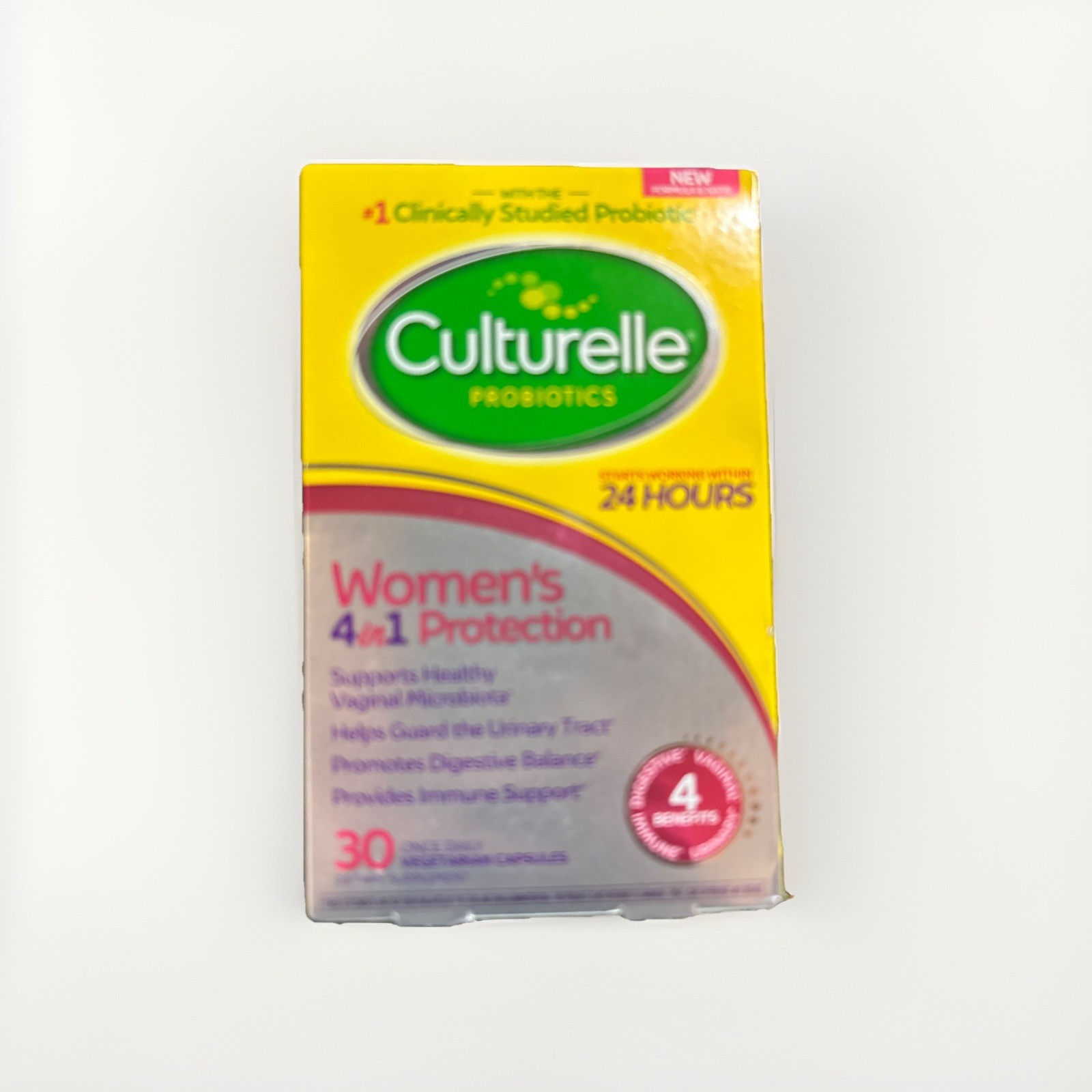CULTURELLE 4 in 1 Probiotic Women Digestive Immune and Vaginal 30 Caps EXP 5/26+