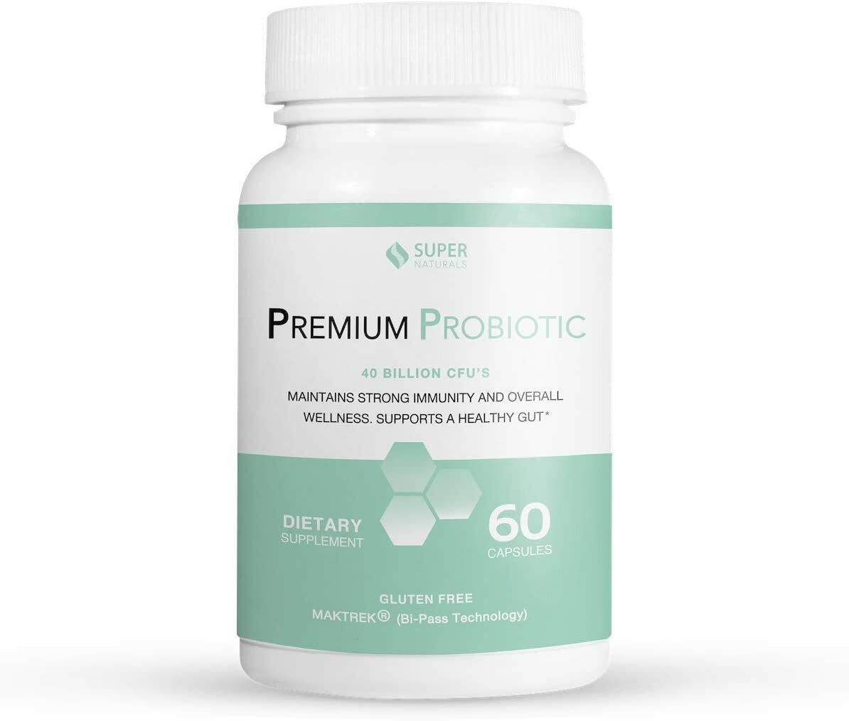 Premium Probiotic – 40 Billion CFU – Made with MAKTrek Bipass Technology