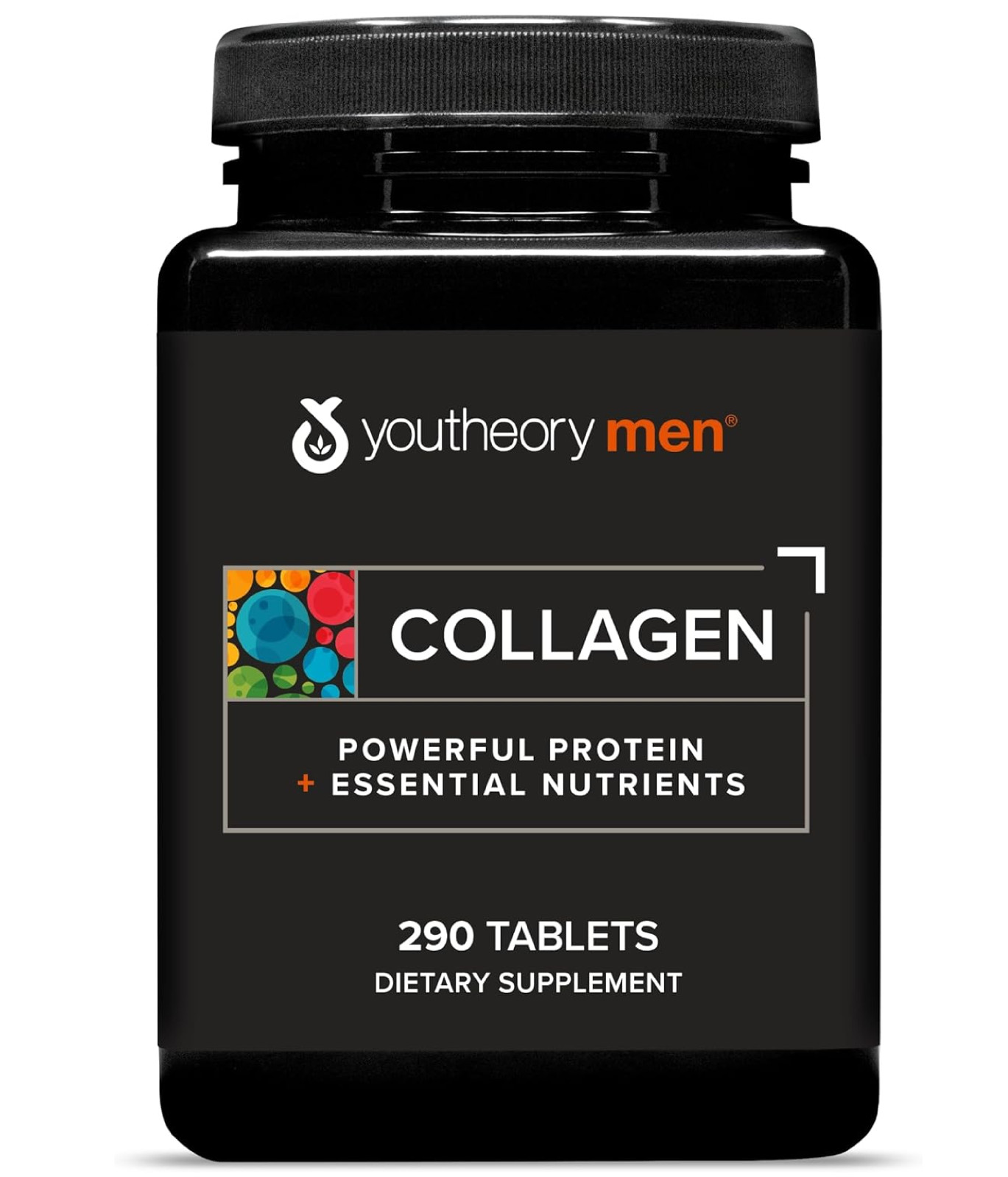 Youtheory Men’s Collagen – 5,000 mg Hydrolyzed Collagen Peptides – with Amino Ac