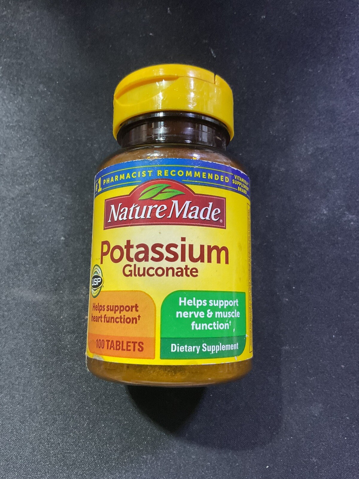 Nature Made Potassium Gluconate 550 mg 100 Tabs