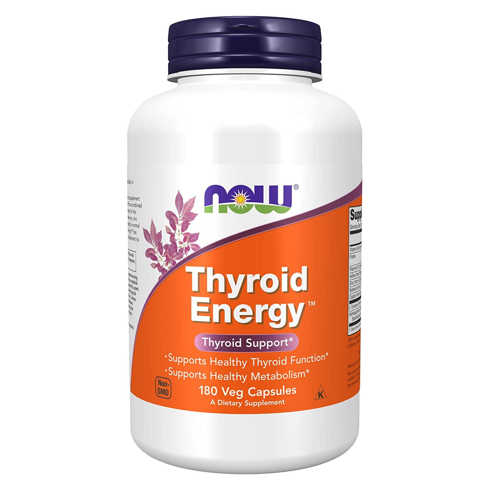 NOW FOODS Thyroid Energy 180 Veg Capsules