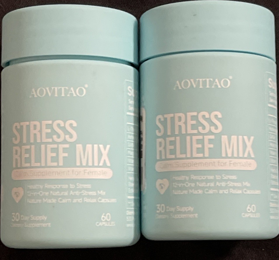 2X Nighttime Relaxation Herbal Capsules Restful Sleep W/Magnesium & Ashwagandha