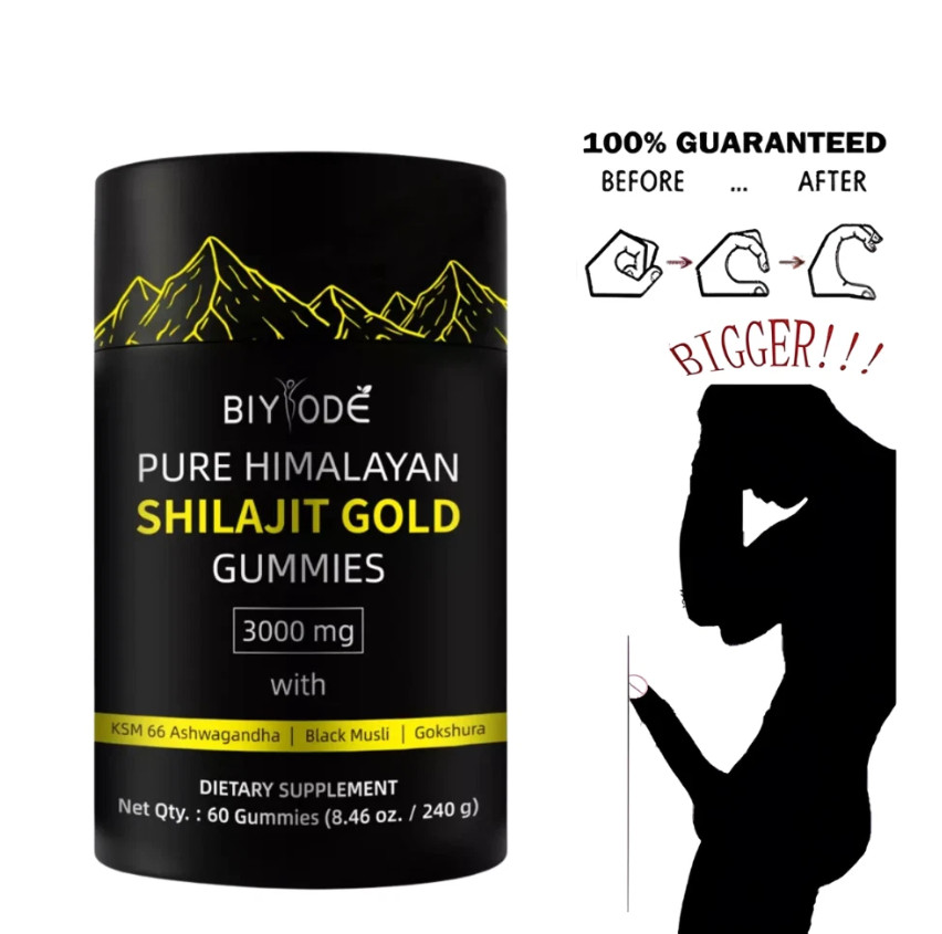 Himalayan Shilajit GOLD Gummies, Organic, Extremely Potent 3000 mg, Fulvic Acid