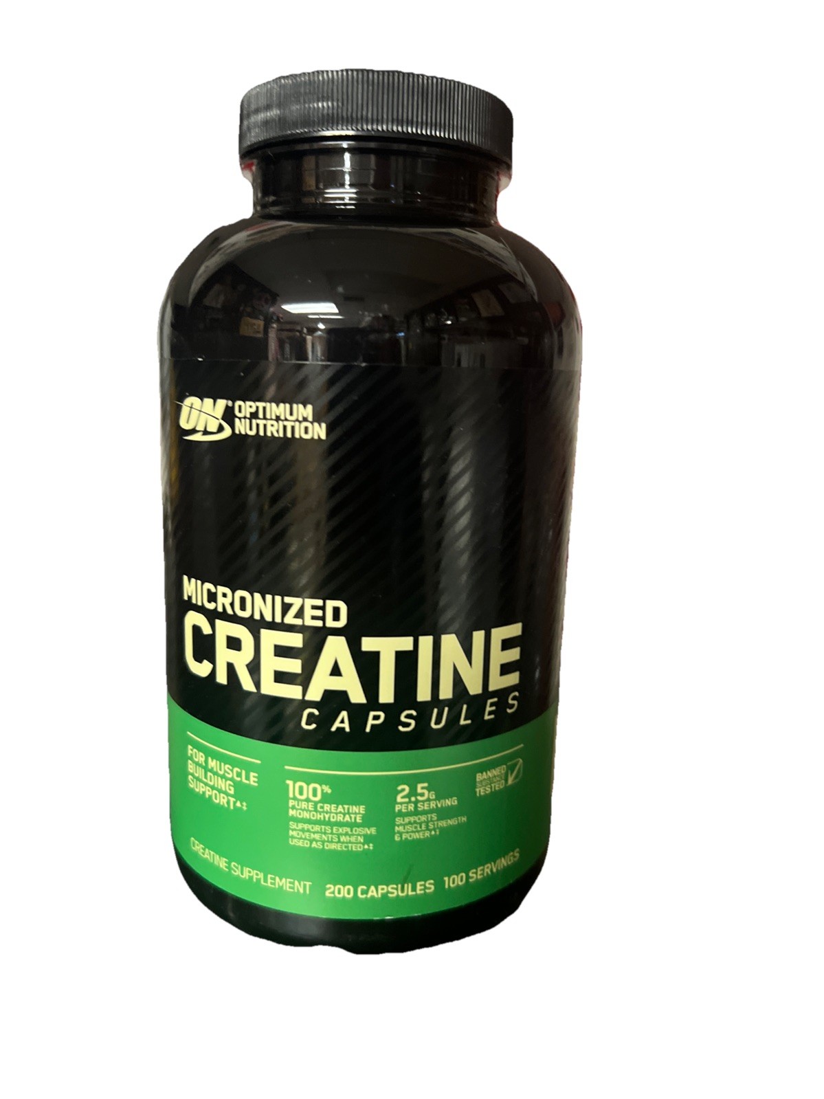 Micronized Creatine Capsules, 200 Capsules (1.25 g per Capsule )