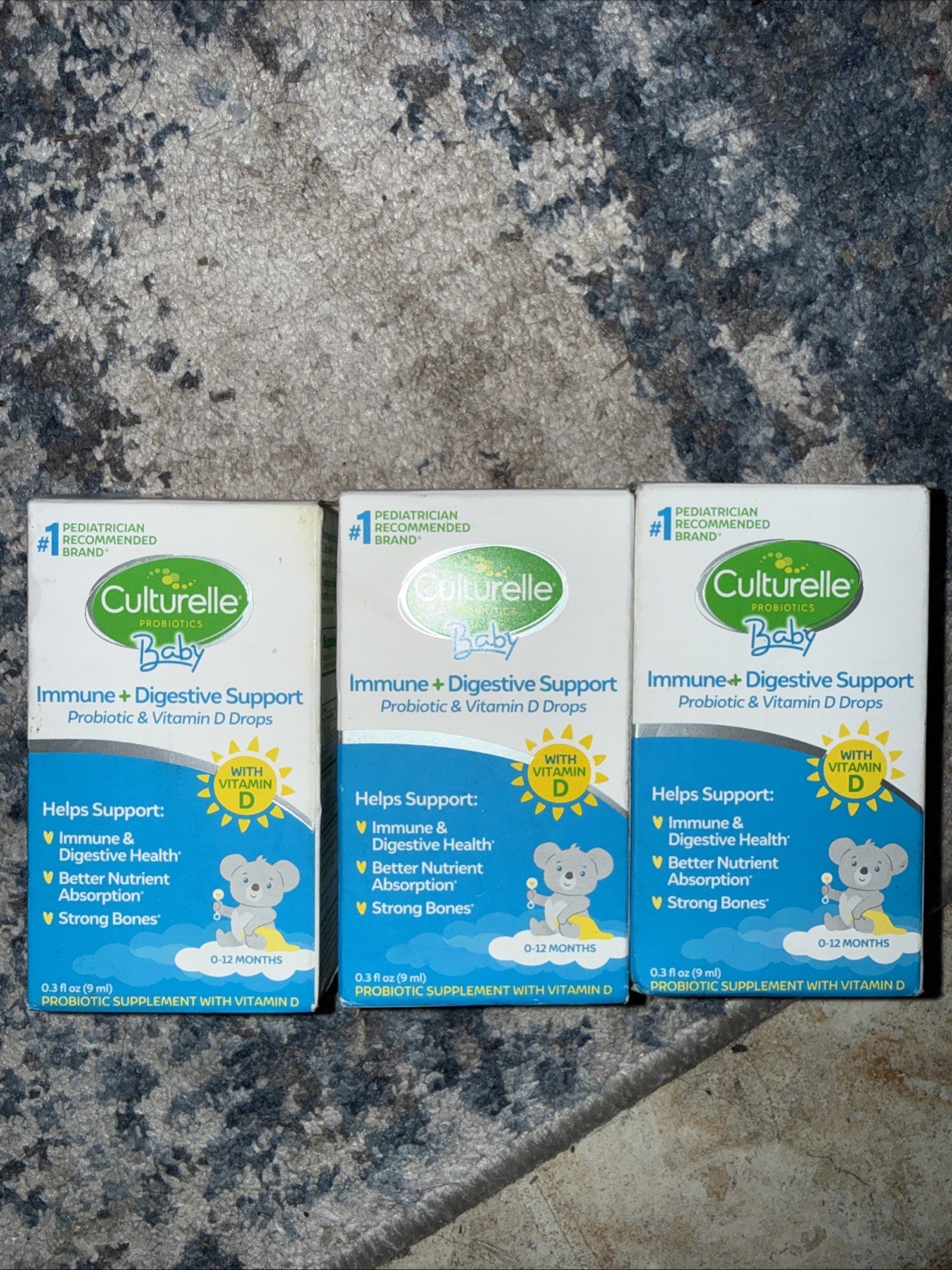 Culturelle Baby Immune Digestive Support Probiotic Vitamin D Drops Exp 2/26