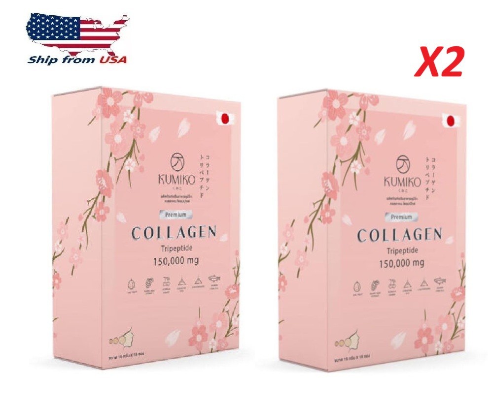 2x KUMIKO Collagen Premium Tripeptide 150,000mg (USA 🇺🇸 SELLER)