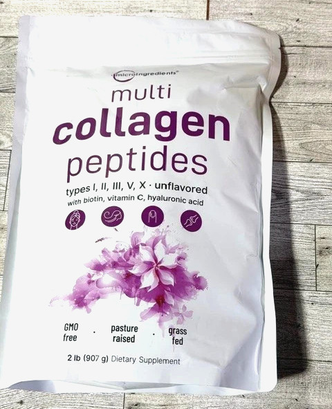 2 lb (907 g) ORIGINAL Micro Ingredients Multi Collagen Peptides Unflavored 06/26