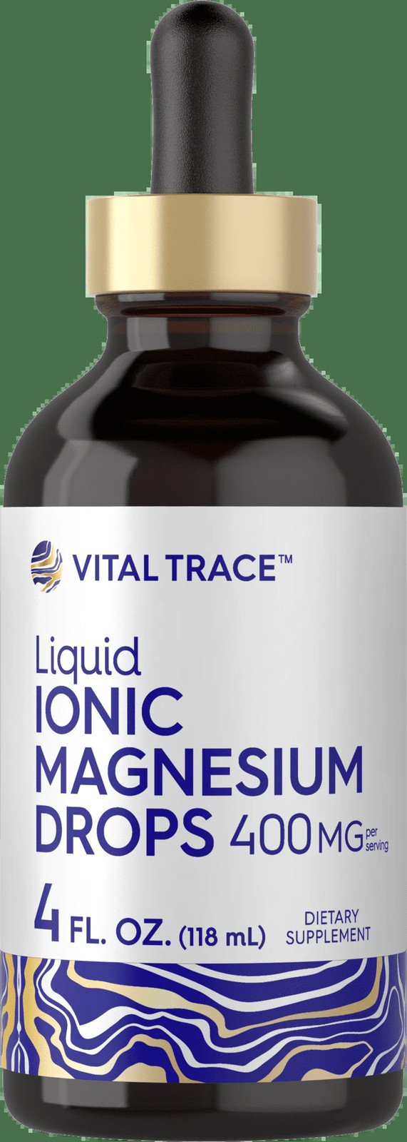 Liquid Ionic Magnesium 400 Mg | 4 Oz | Vegetarian, Non-Gmo & Gluten Free Supplem