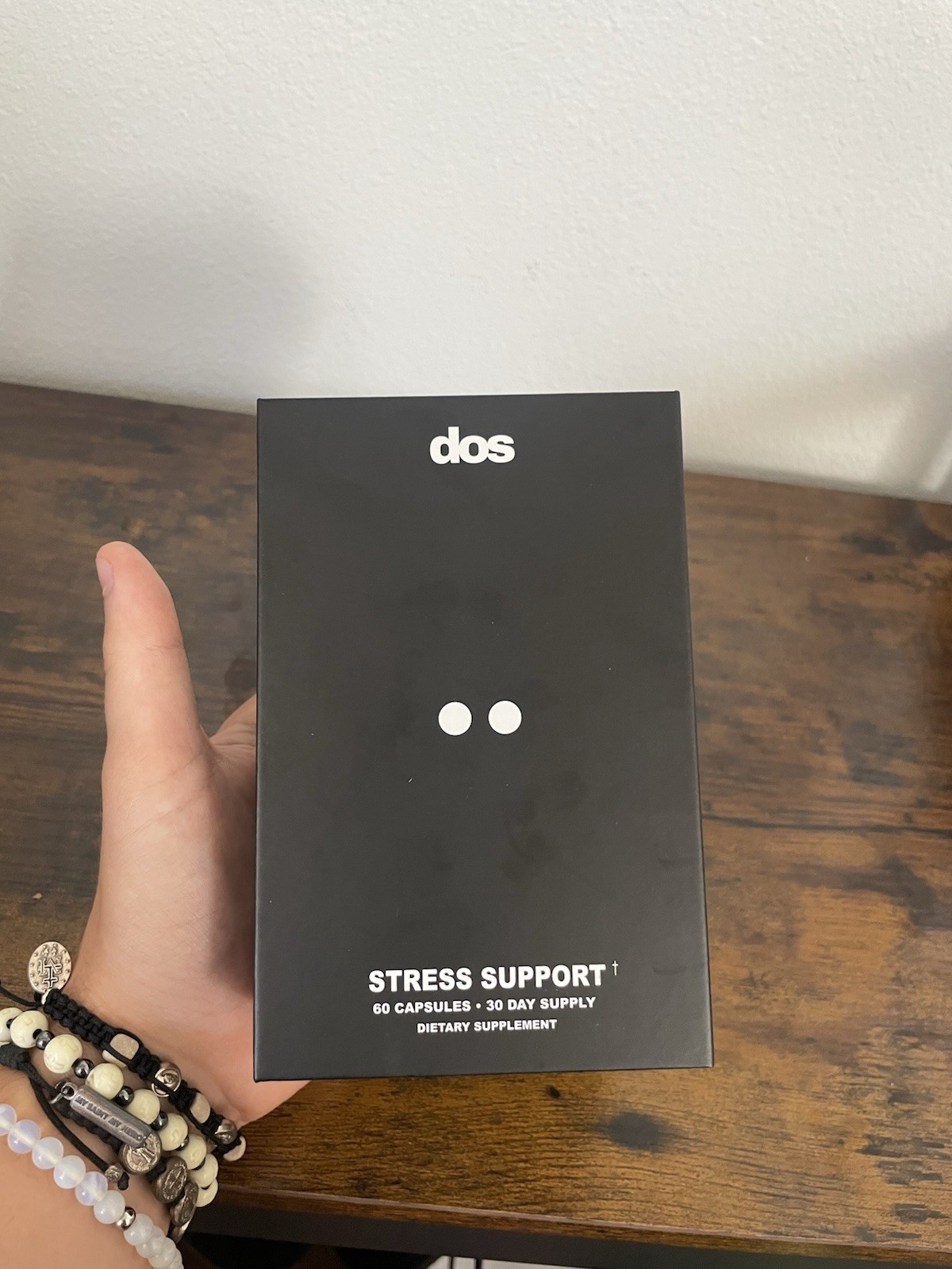 DOS natural stress-relief supplement designed to calm the mind, support balance