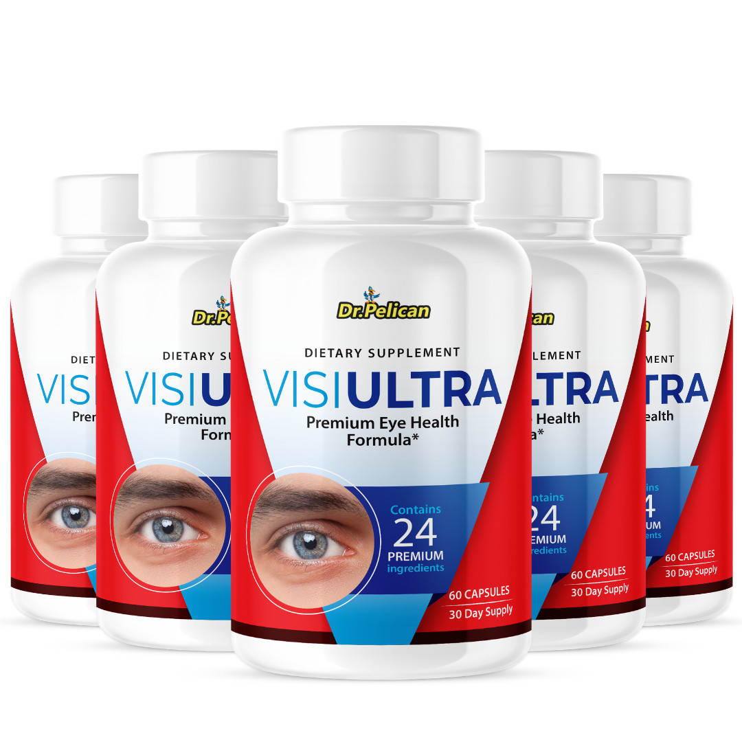 Visiultra- Eye Support- 5 Bottles- 300 Capsules