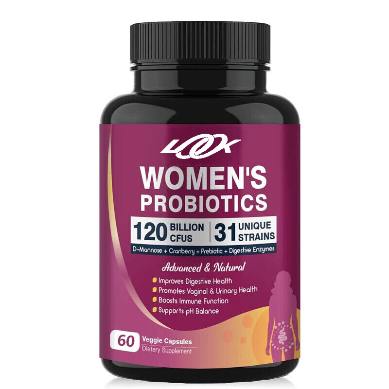 Probiotic capsules containing 120billion colony units and 31 strains of bacteria