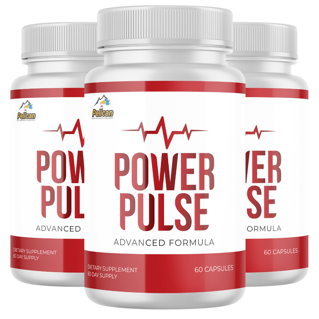 POWER PULSE- Blood Support- 3 Bottles- 180 Capsules