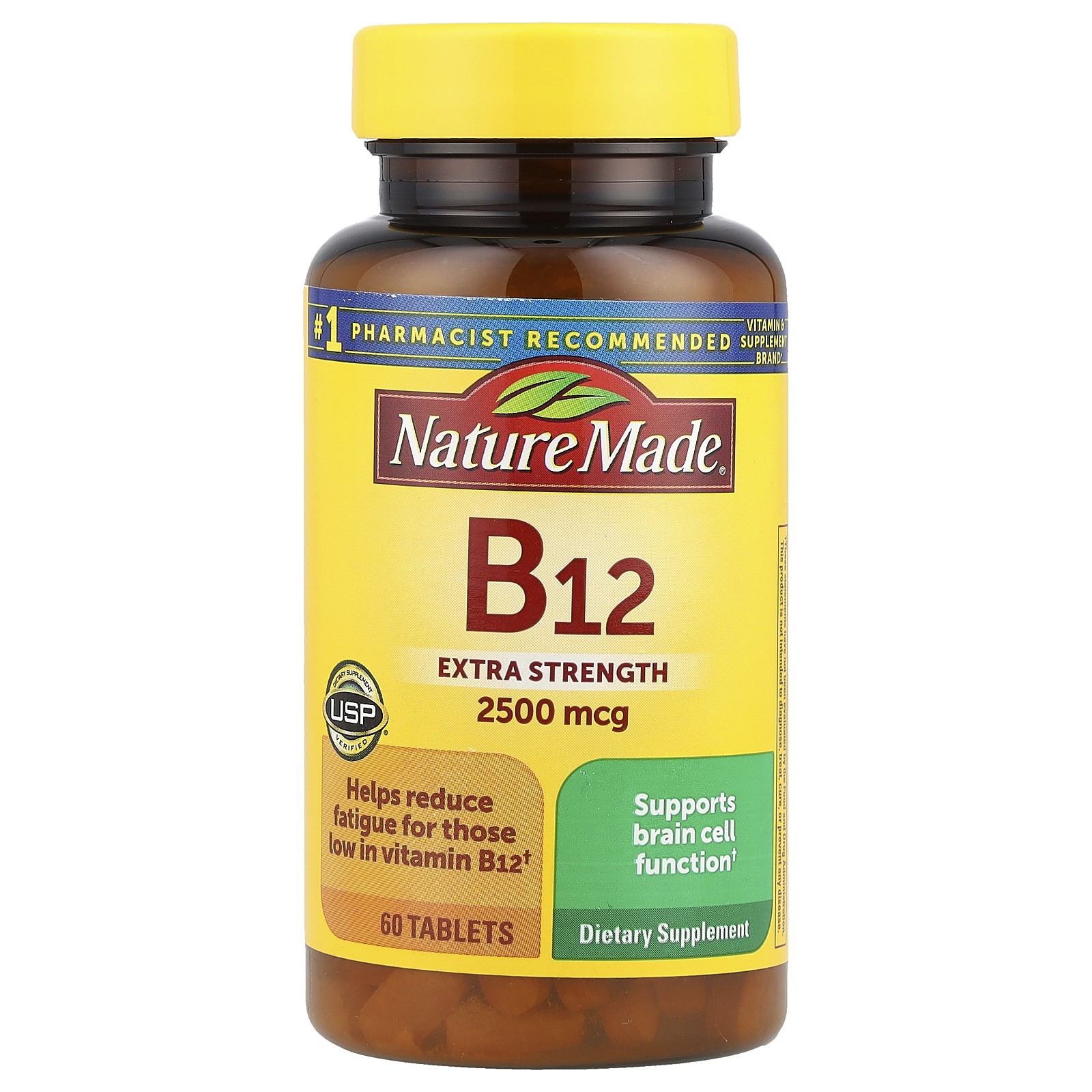 Vitamin B12, 60 Tablets