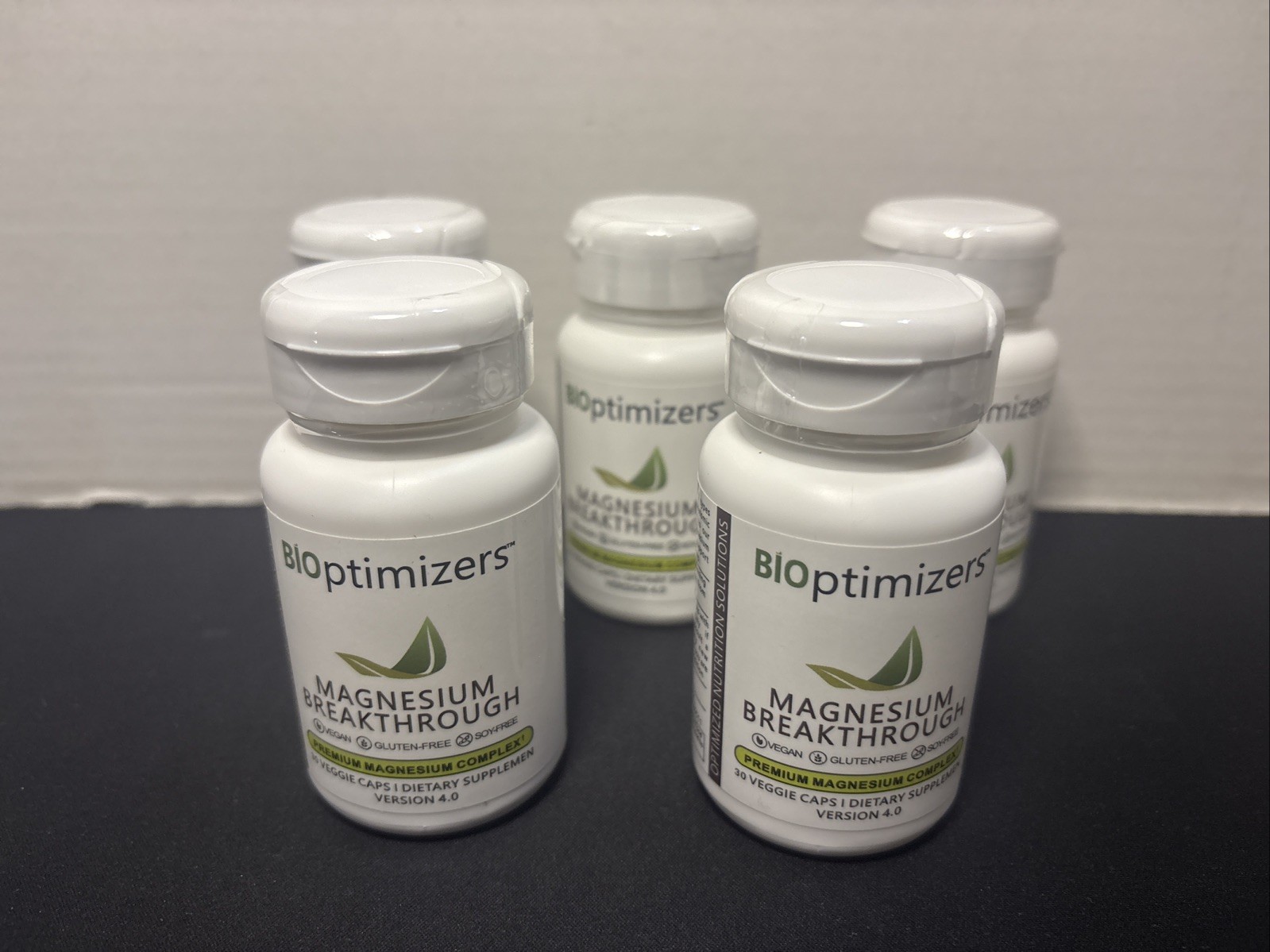 BiOptimizers Magnesium Breakthrough 4.0 Premium  (30 Caps) Exp 06/26 Lot Of 5