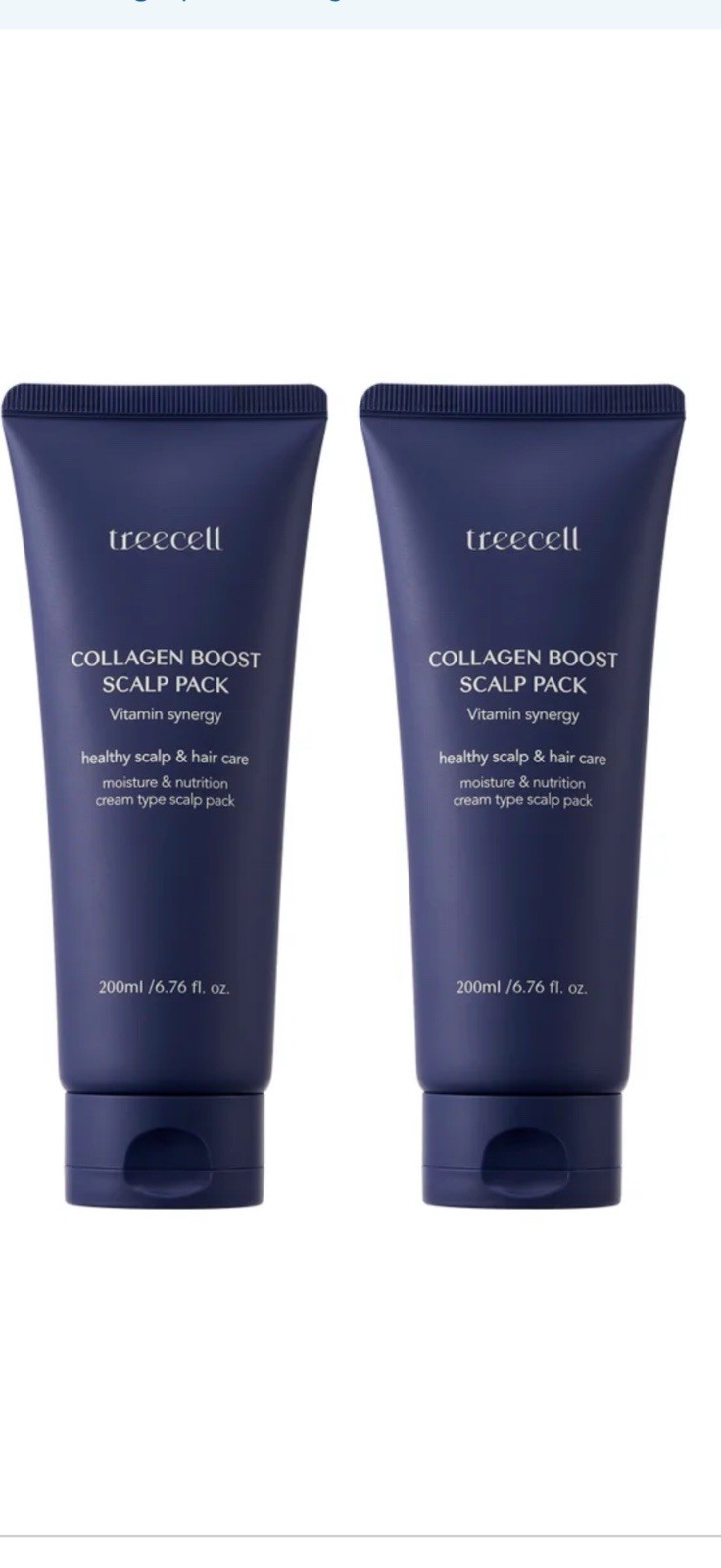 treecell Collagen Boost Scalp Pack, 6.76 fl Oz,2-pack