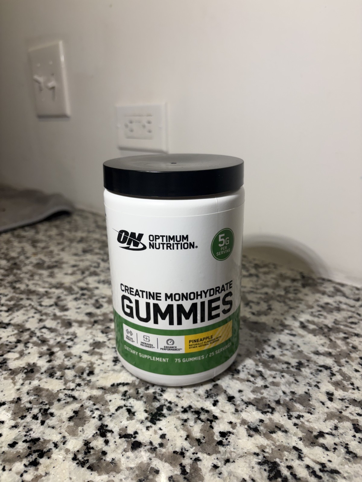 Optimum Nutrition Creatine Monohydrate Gummies 75 Count 25 Servings
