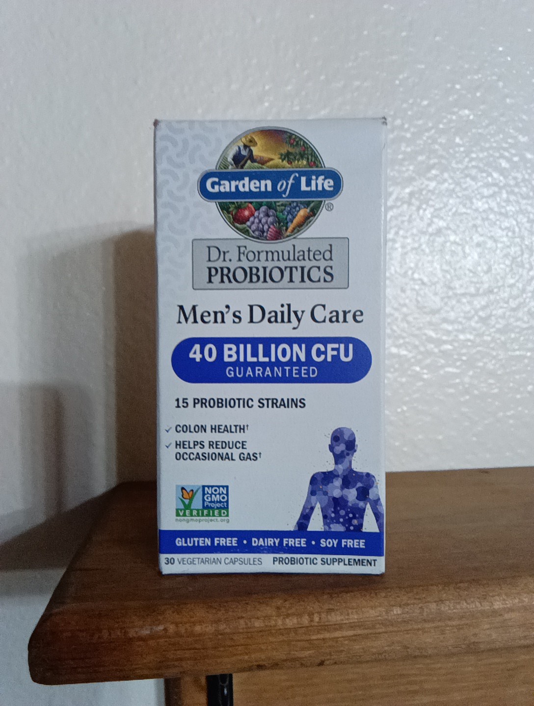 Garden of Life Dr. Formulated 40 Billion CFU Men’s Daily Care Probiotics #1 Bran