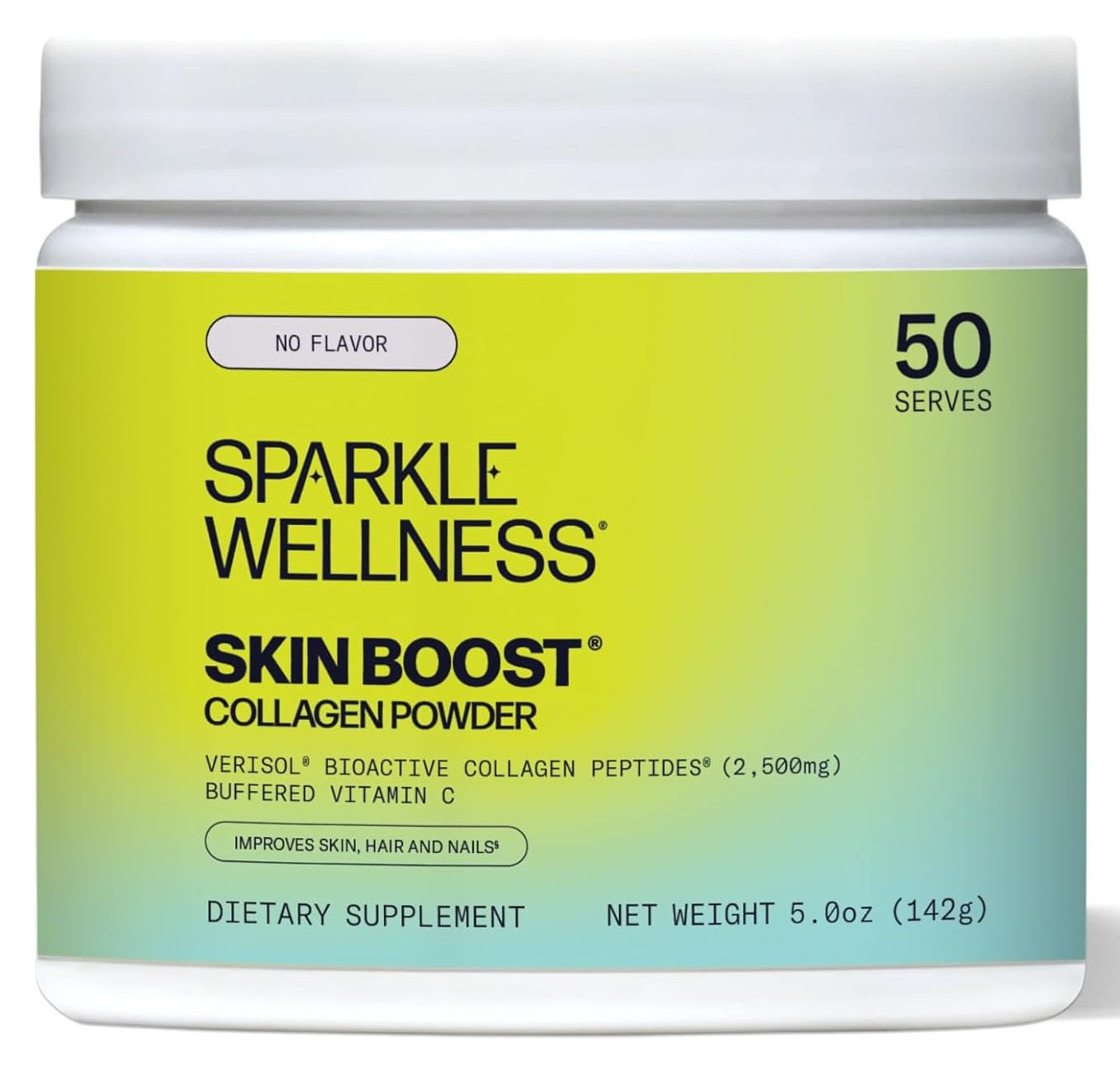 Sparkle Skin Boost (No Flavor) [50-Serves] Verisol Collagen Peptides Protein Pow