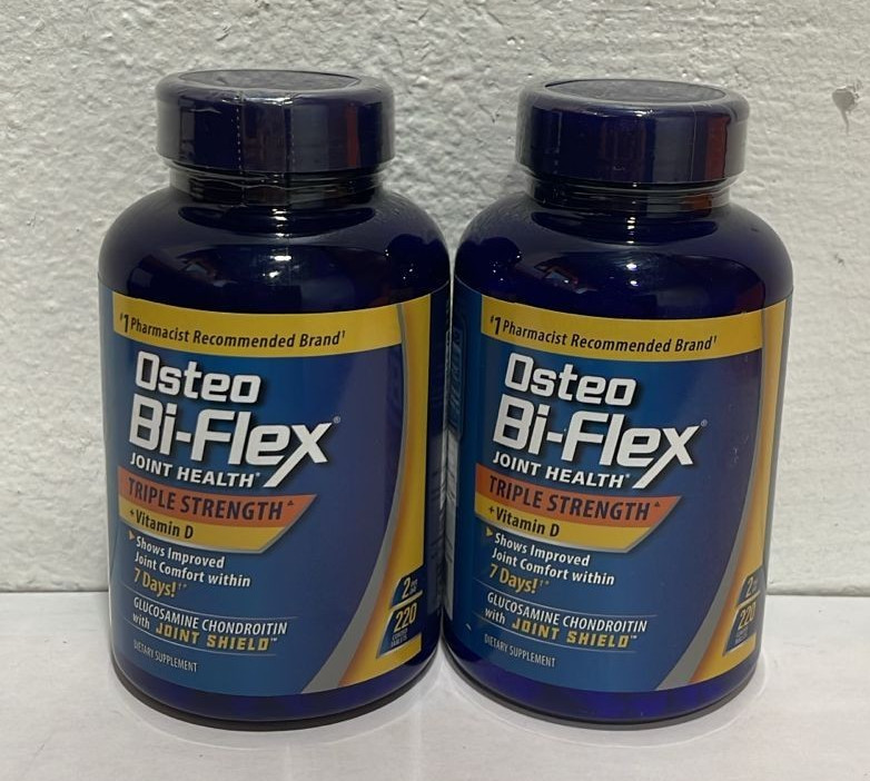 Osteo bi-flex joint health triple strength + vitamin D,220 teblets (pack of 2 )