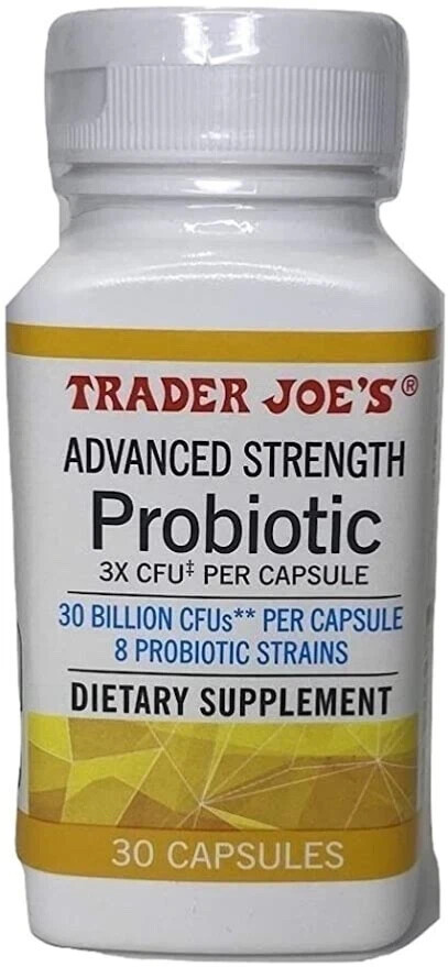 WOW***** Trader Joe’s Advanced Strength Probiotic  60 capsules (2 x bottles )