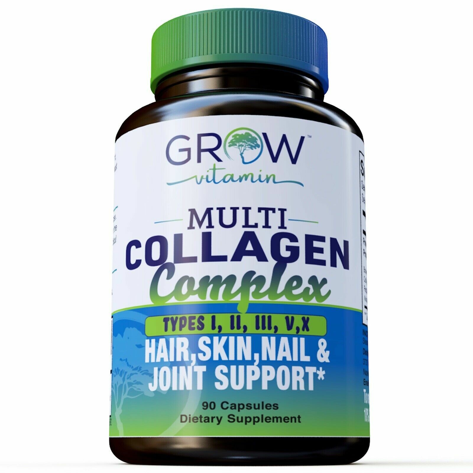 Multi Collagen Pills Grass Fed – ALL IN ONE – Hair, Skin, Nails, Bones & Joints!