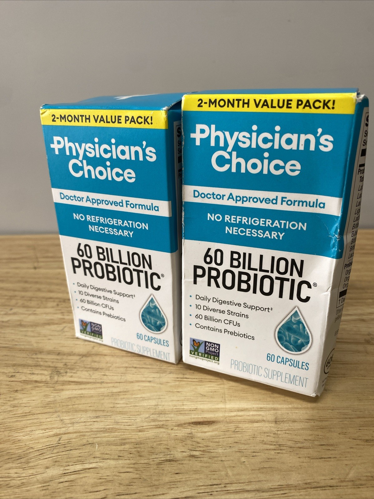 2 Pack! Physician’s Choice Probiotic Supplement Capsule – 30 Capsule (2 x 30)